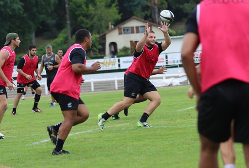 Groupe rugby en stage à Hagetmau